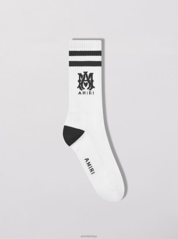 nervürlü m.a. atletik çoraplar üniseks AMIRI siyah Aksesuarlar 0864L448
