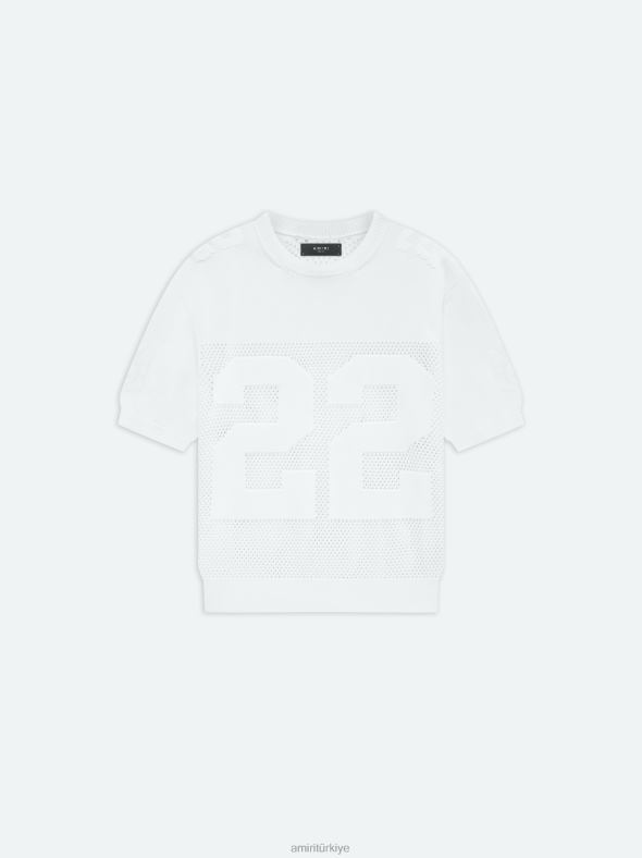 marka 22 tişört erkekler AMIRI beyaz Giyim 0864L112