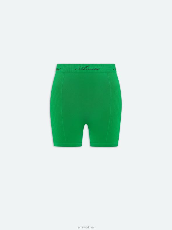 dikişsiz kısa kadınlar AMIRI eğreltiotu yeşili Giyim 0864L274